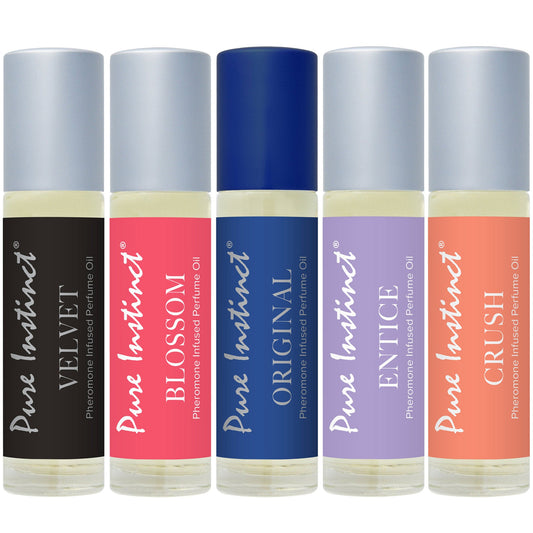 Pure Instinct Pheromone Infused Perfume Oil Roll-On - Crush .34 oz